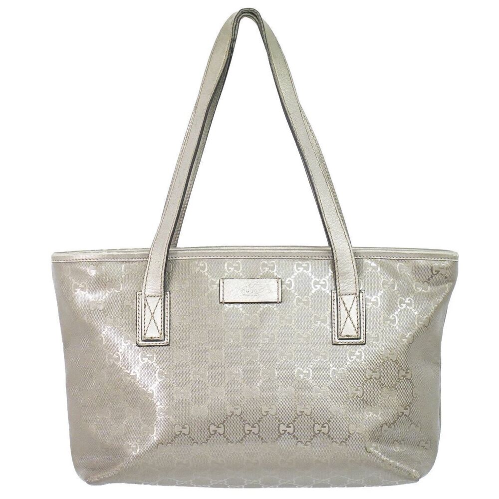 Gucci GG Imprime Tote Bag Handbag Gold